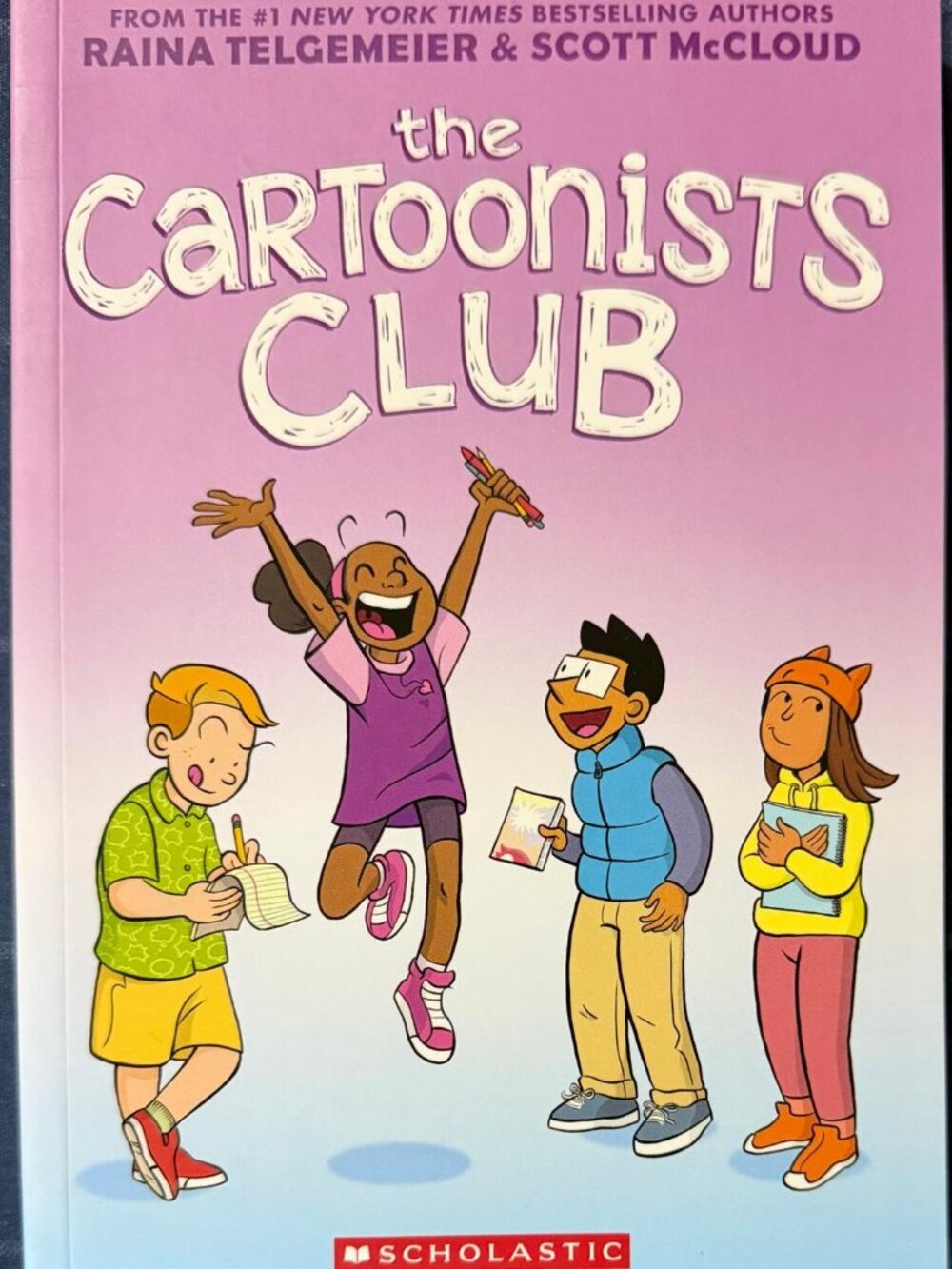 The Cartoonists Club: A Graphic Novel by Raina Telgemeier & Scott McCloud – NEW